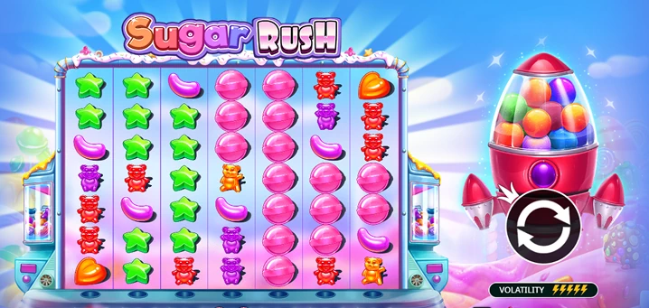 Explosive cluster pays in Sugar Rush 1000